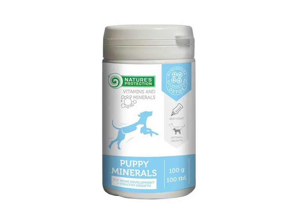 Jen Po Omezenou Doba Nature‘s Protection Puppy Mineral 100 g, 100 tablet