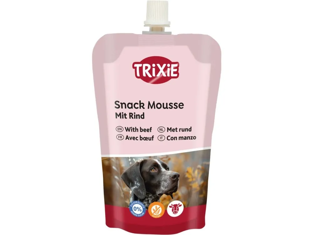 Dokud Zásoby Vydrží Snack Mousse - pěna s hovězím, pamlsek pro psy, 200 g