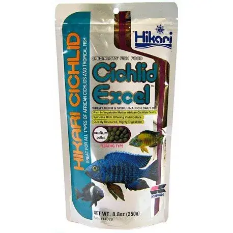 Hikari Cichlid Excel Medium 250 g Kup Teď