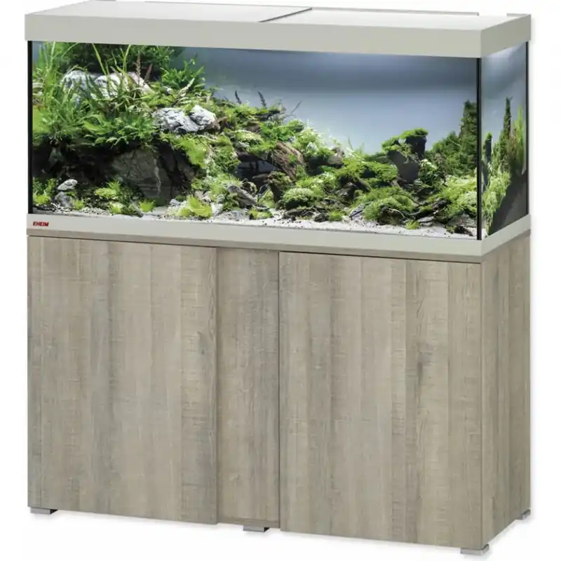 Hit Sezóny Akvárium set se stolkem EHEIM Vivaline LED dub šedé (126l)