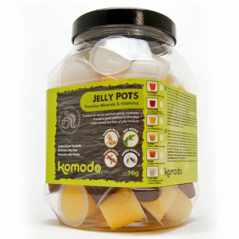 Komodo Jelly Pot Mixed Flavours Jar – mix gelových pokrmů 60 ks Sezónní Sleva