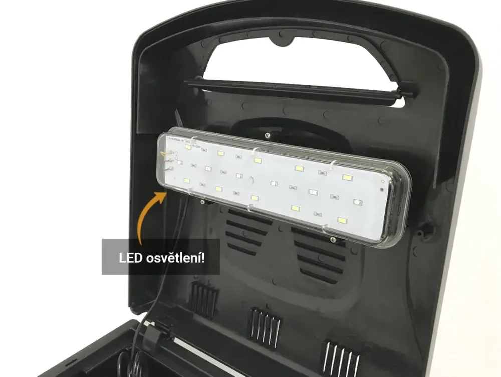 Nízká Cena INVITAL náhradní kryt s LED osvětlením pro EasyTank LED 26 l černá