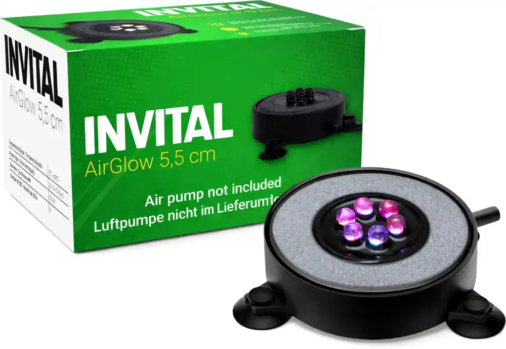 Novinka INVITAL AirGlow LED vzduchovací disk 5,5 cm