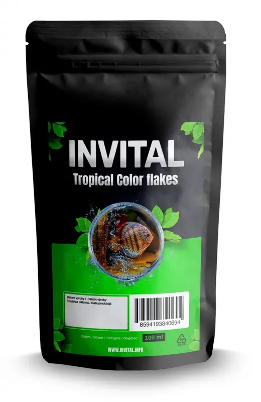 Omezená Nabídka INVITAL Tropical Colour flakes 100 ml vločky