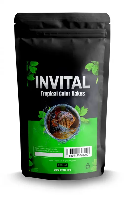 Poslední Šance INVITAL Tropical Colour flakes 250 ml vločky