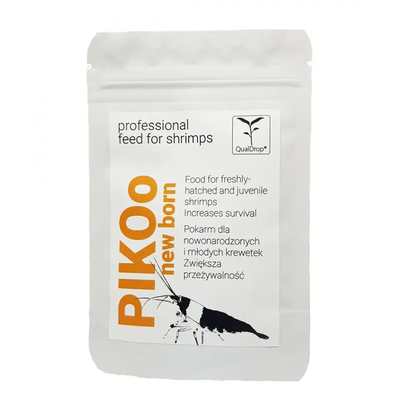 QualDrop PIKOo New Born- krmivo pro krevety 10g Omezená Nabídka