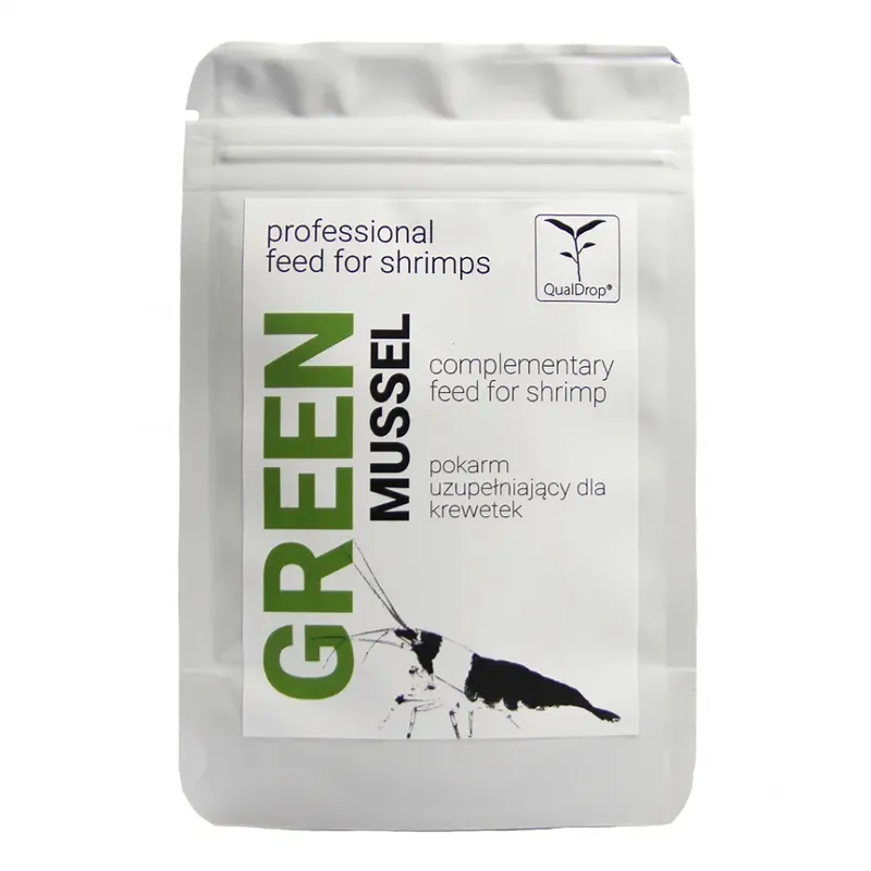 QualDrop Green Mussel - krmivo pro krevety 10 g Cenový Hit