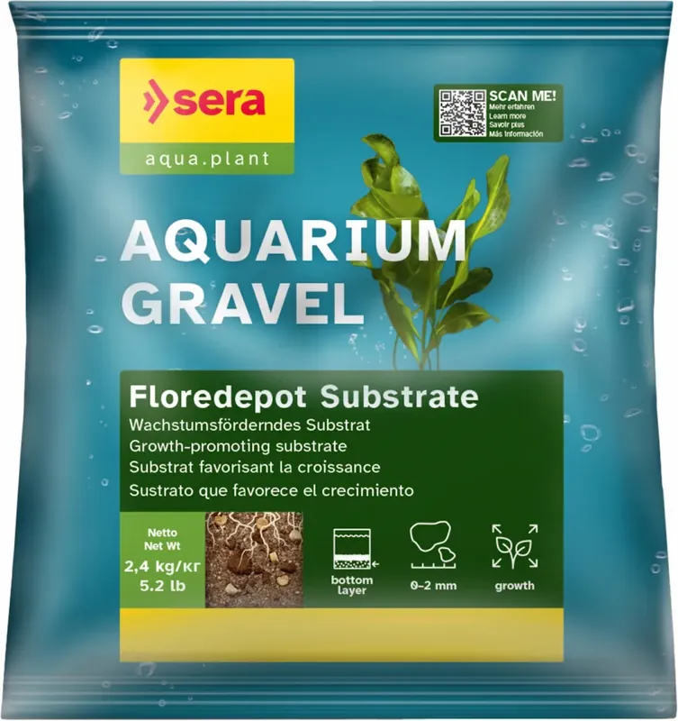 Nejprodávanější Sera Aquarium Gravel Floredepot 2,4 kg