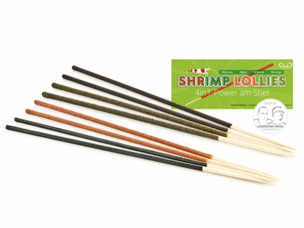 Finální Výprodej GlasGarten Shrimp Lollies 4v1 Sticks lízátka
