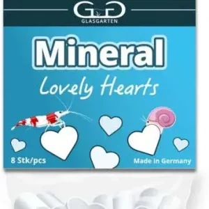 Výhodná Nabídka GlasGarten Mineral Hearts 8 ks minerály pro krevetky a šneky