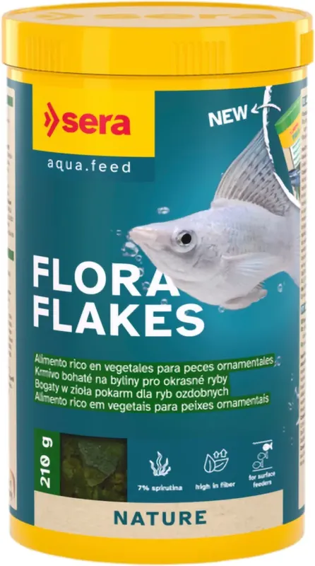 Sera Flora Flakes Nature 210 g Autentický