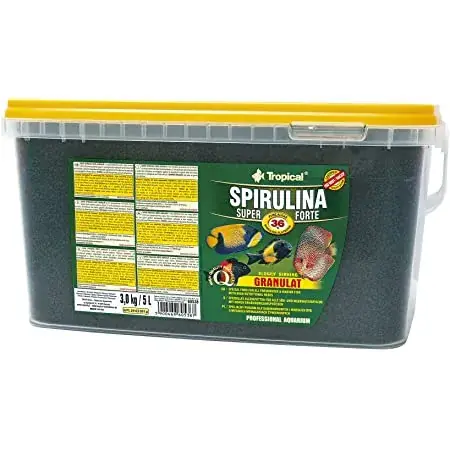 Vysoce Kvalitní Tropical Spirulina Forte Mini Gran 36% 3l/1,68kg