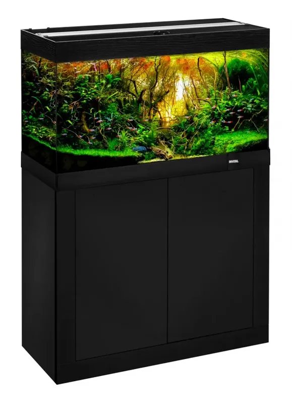 Vrácení Zdarma Fine akvarijní set 120 x 40 x 57cm 240 l se Sinkor LED 128 W černá