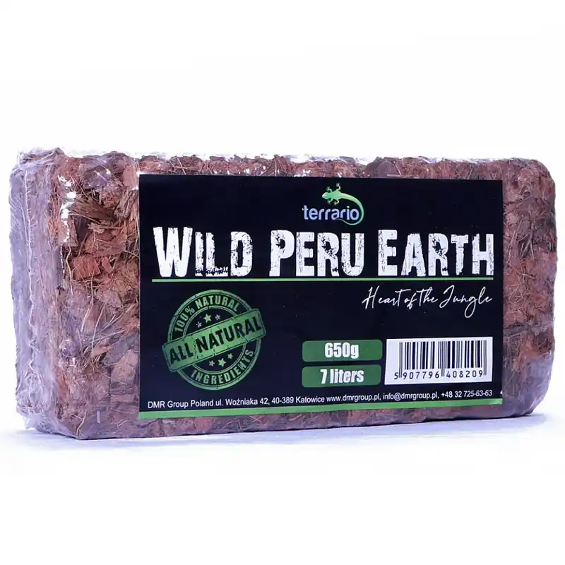 Ověřený Terrario Wild Peru Earth 7l 650g – Podloží z kokosových stěpek