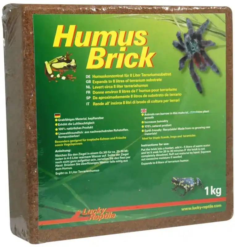 Lucky Reptile Humus Brick 1 kg Sezónní Sleva
