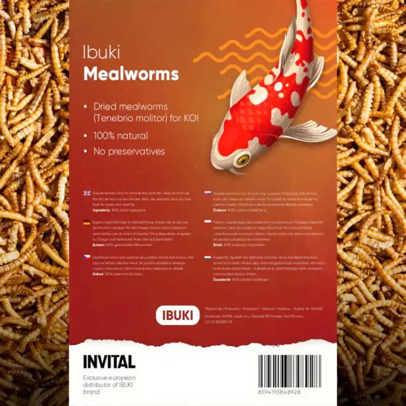 Autentický Ibuki Mealworms 1000 ml - sušení mouční červi