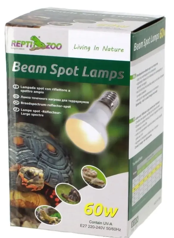 Repti Zoo Beam Spot 60W bodová výhřevná žárovka Sezónní Sleva