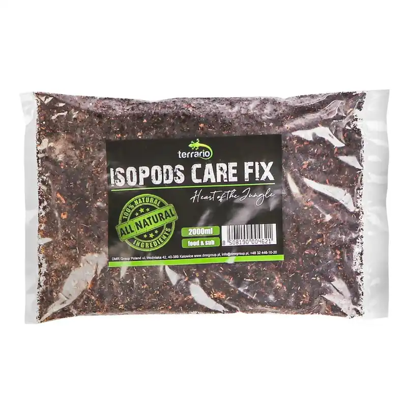 Terrario Isopods Care Fix 2000ml substrát a krmivo pro krmný hmyz Horká Nabídka