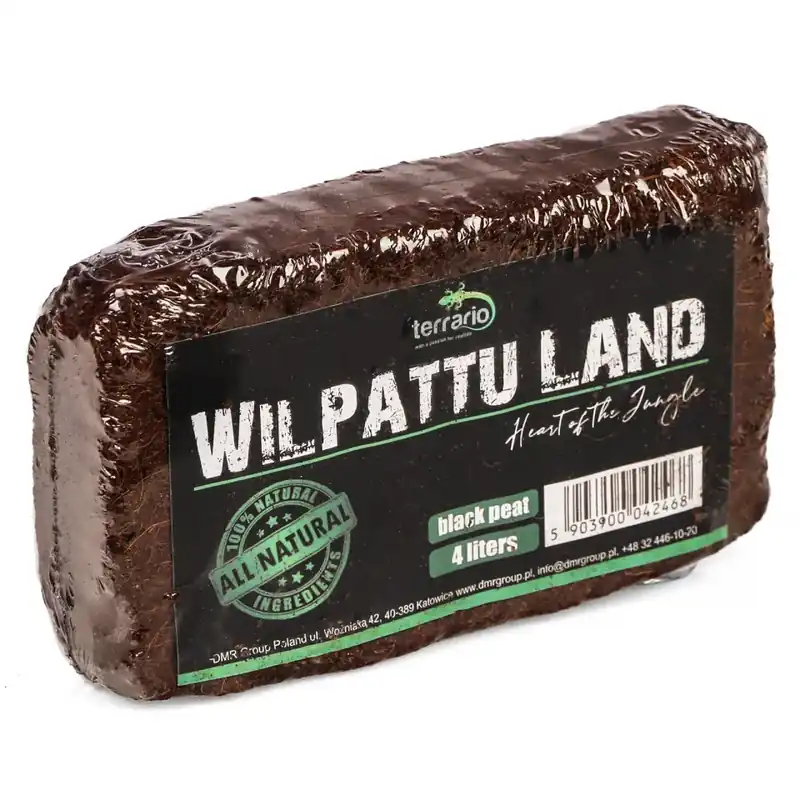 Sleva Terrario Wilpattu Land černé kokosové vlákno 4l