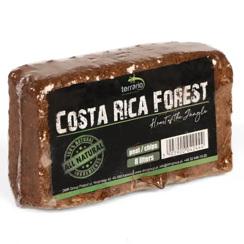 Aktuální Terrario Costa Rica Forest směs kokosových vláken a kokosových lupínků 8l