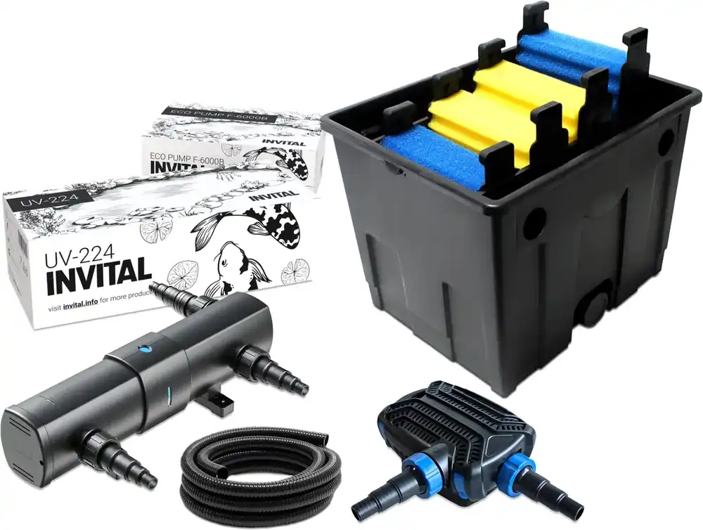 Set netlakové filtrace pro jezírko do 8000 l Top Prodej