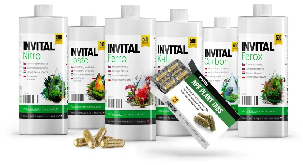 INVITAL Set hnojiv 6x500 ml + tabletky Finální Výprodej