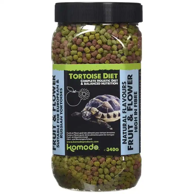 Komodo Tortoise Diet Fruit Flower krmivo pro želvy 340g Top Prodej