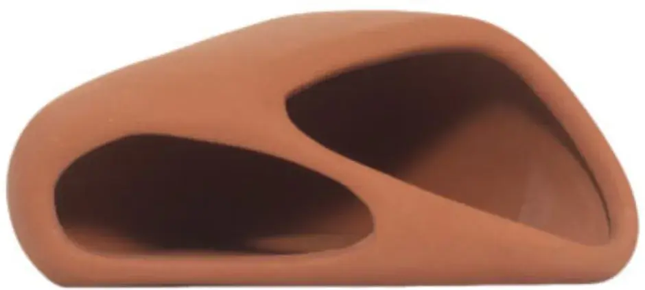 Finální Výprodej UP Aqua keramický úkryt 15 cm oranžový