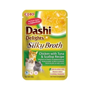 Bezpečná Platba Inaba Dashi Del. Silky kaps. kuře,tuňák,hřeb. 40 g