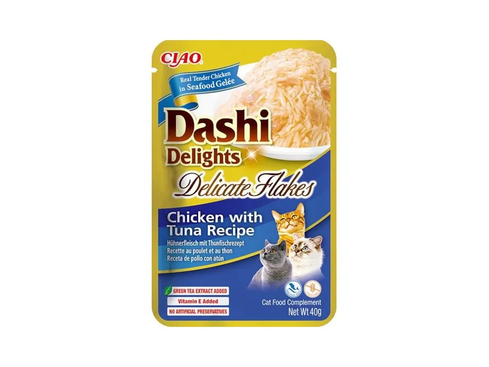 Koupit Online Inaba Dashi Delights Delicate kaps.kuře,tuňák 40 g