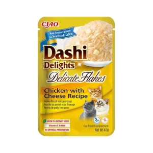 Zlevněný Inaba Dashi Delights Delicate kaps. kuře, sýr 40 g