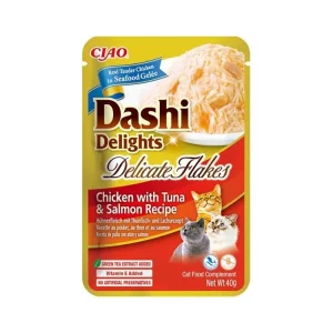 Originální Inaba Dashi Del.Delicate kaps.kuře,tuňák,losos 40g