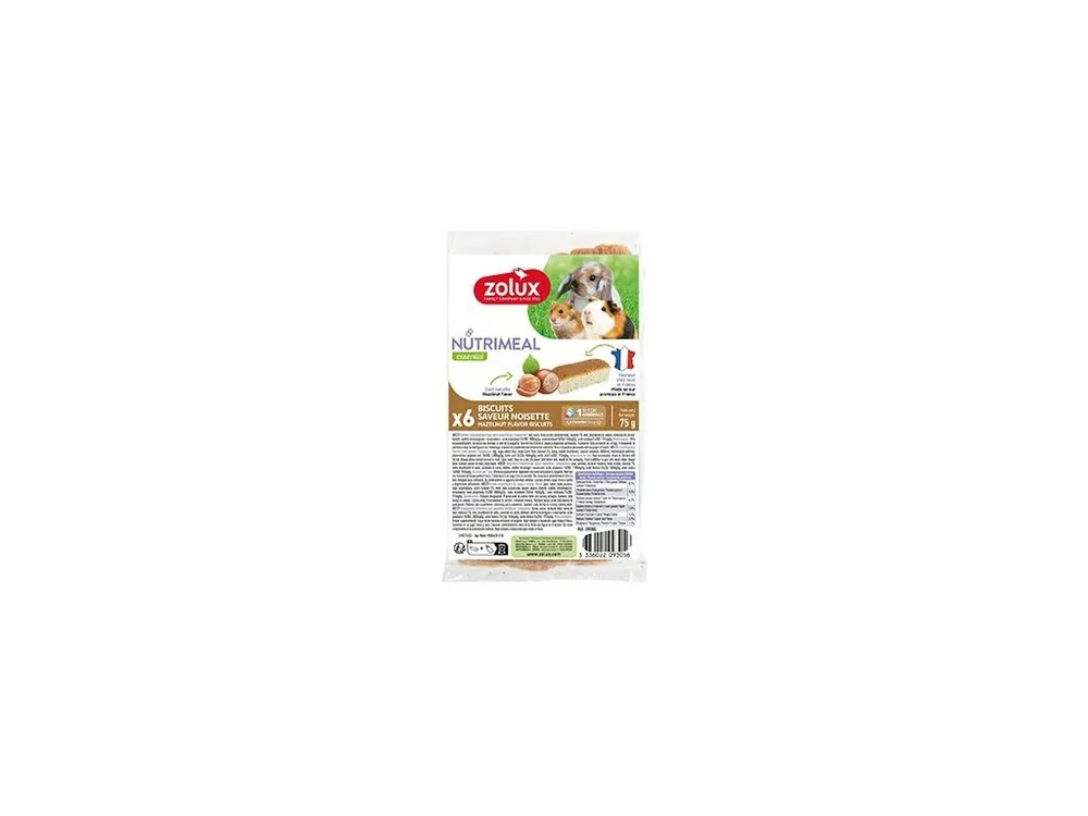 Zlevněný Pochoutka NUTRIMEAL Cookies hlodavci oříšky 6ks Zolux