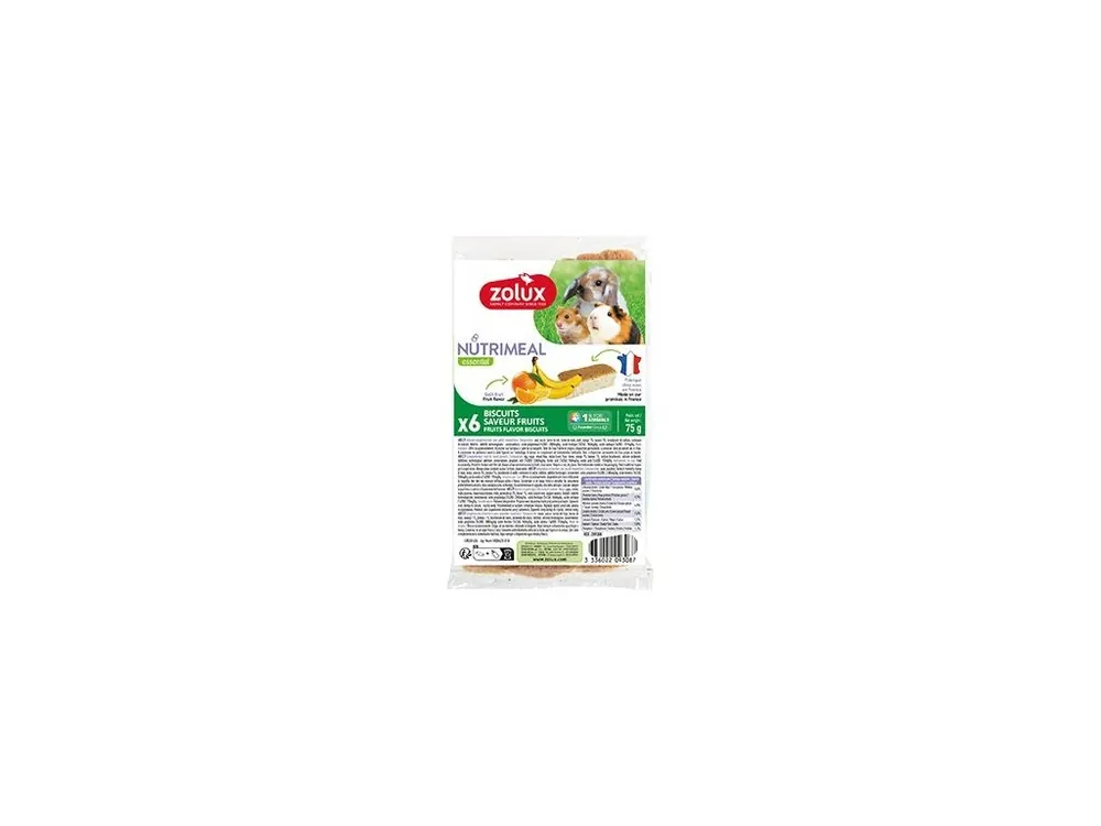 Super Cena Pochoutka NUTRIMEAL Cookies hlodavci pomer.banán 6ks