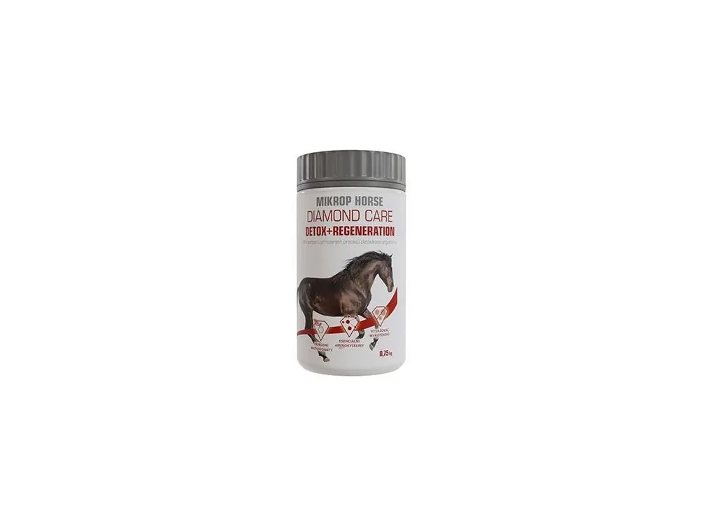 Rychlé Dodání Mikrop Horse Diamond Care Detox+Regeneration 750g
