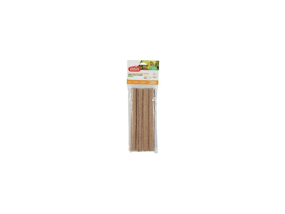 Bezpečná Platba Pískové návleky na bidla pro ptáky 24cm/4ks Zolux