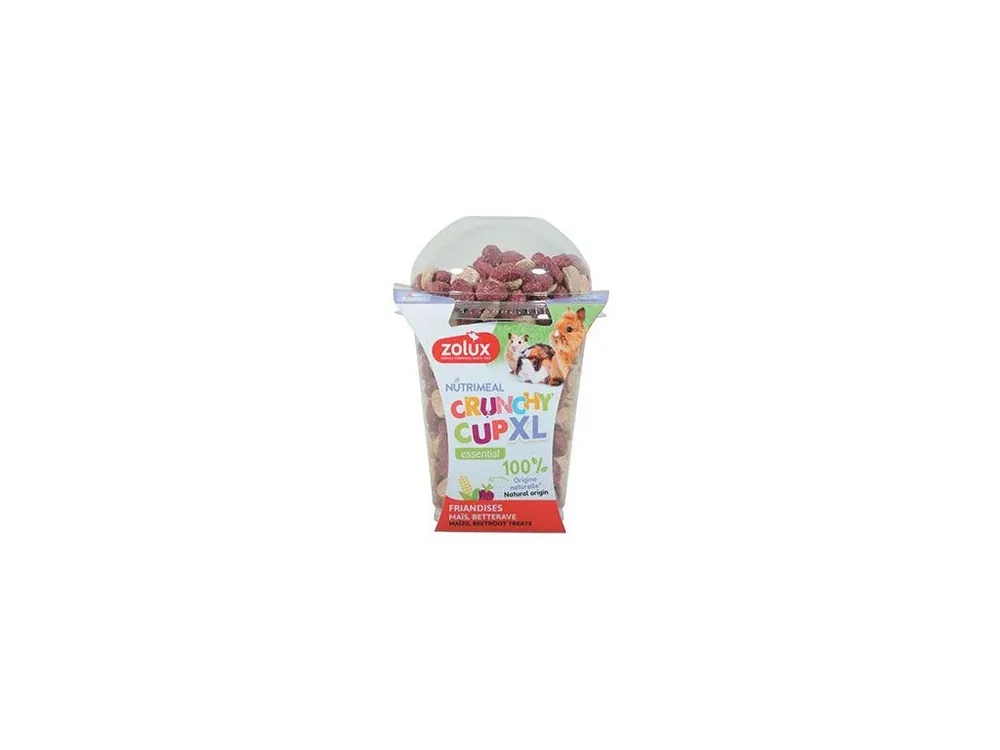Pochoutka CRUNCHYCUP XL hlodavec č.řepa/kuk.220g Zolux Oblíbený