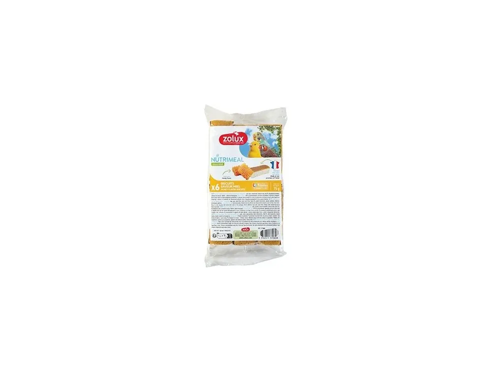 Pochoutka NUTRIMEAL Cookies exoti med 6ks Zolux Finální Výprodej