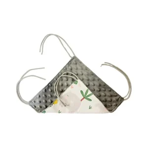 Pelech dr.savec závěsný S, sloni, šedá minky 23x23cm Super Cena