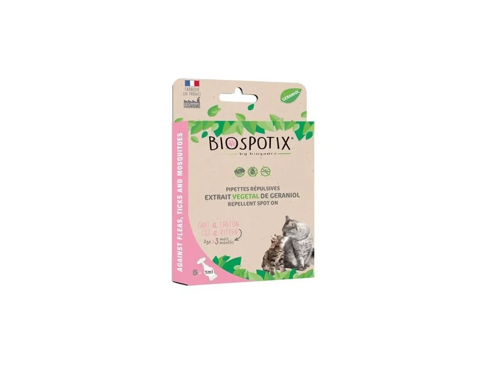 BIOGANCE Biospotix Cat spot-on 5x1 ml Nakupujte Hned
