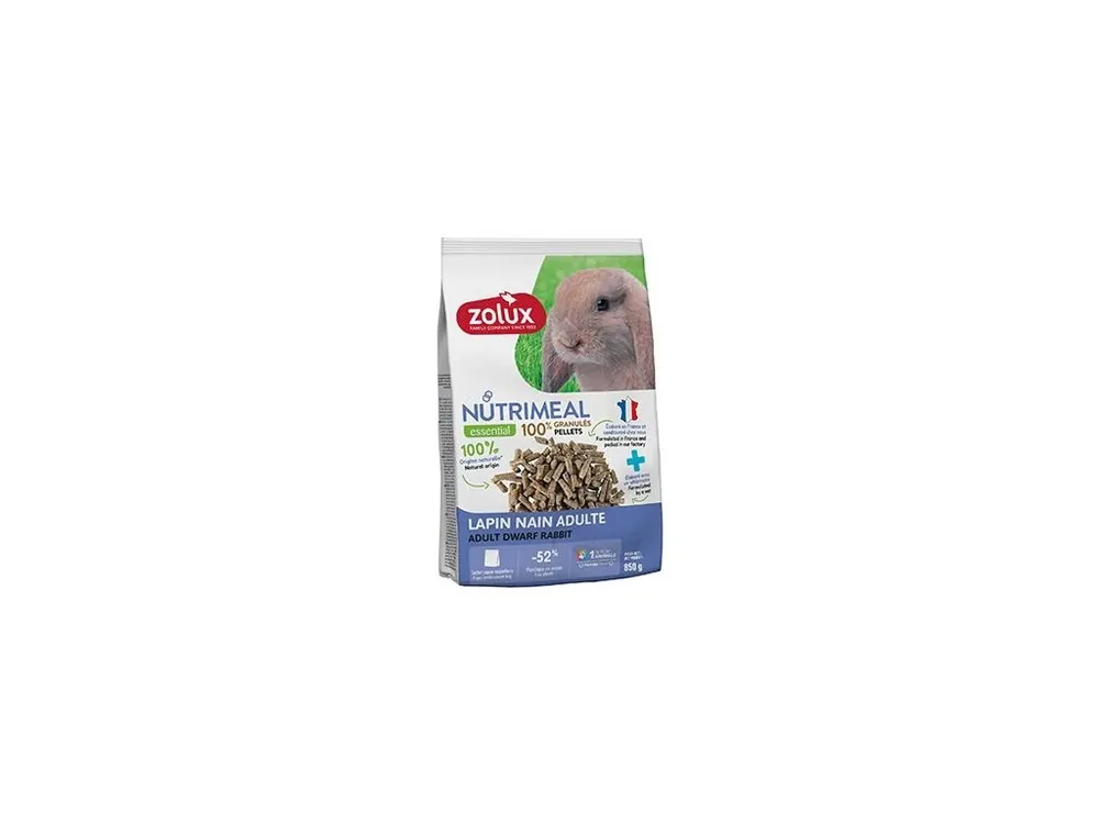 Sezónní Sleva Krmivo pro králíky Adult NUTRIMEAL 850g Zolux