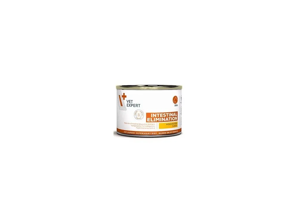 Nízká Cena VetExpert VD 4T Intestinal Elim.Low Fat Dog konz.200g