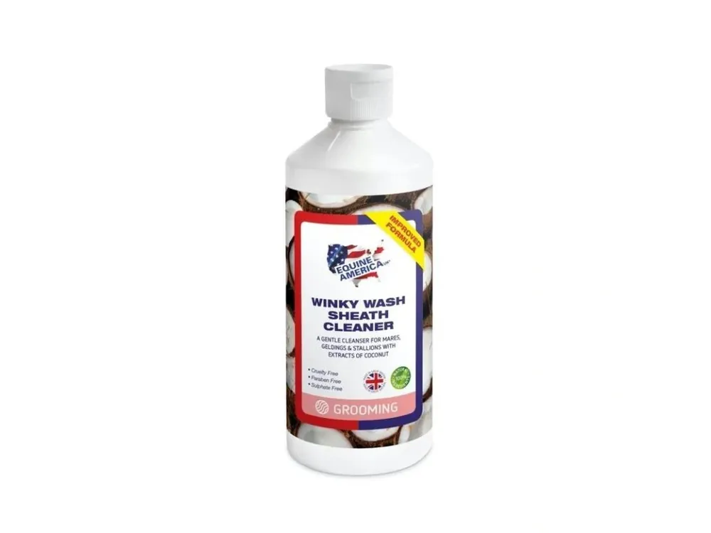 Winky Wash jemný čistící prostředek na genitálie pro klisny, valachy i hřebce, Lahev, 475 ml Rychlé Dodání