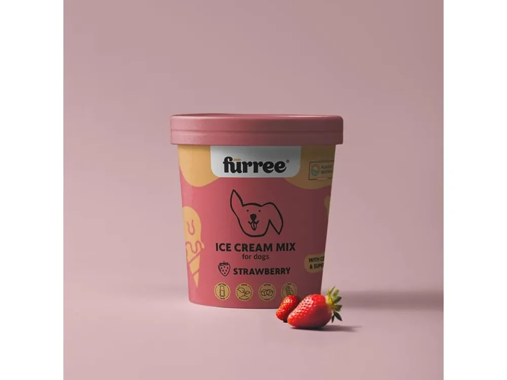 Nakupujte Hned Fürree Ice cream Strawberry Zmrzlina pro psy 60g