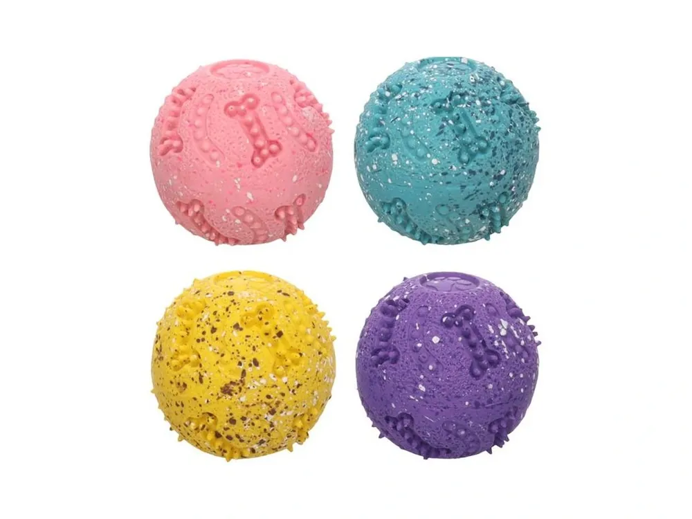 Hračka latex Freckles míček 6cm mix barev Flamingo Vysoce Kvalitní
