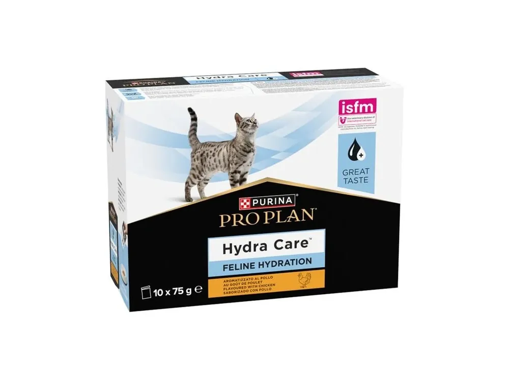 Originální Purina PPVD Feline - HC Hydra Care Chicken kapsička 10x75 g