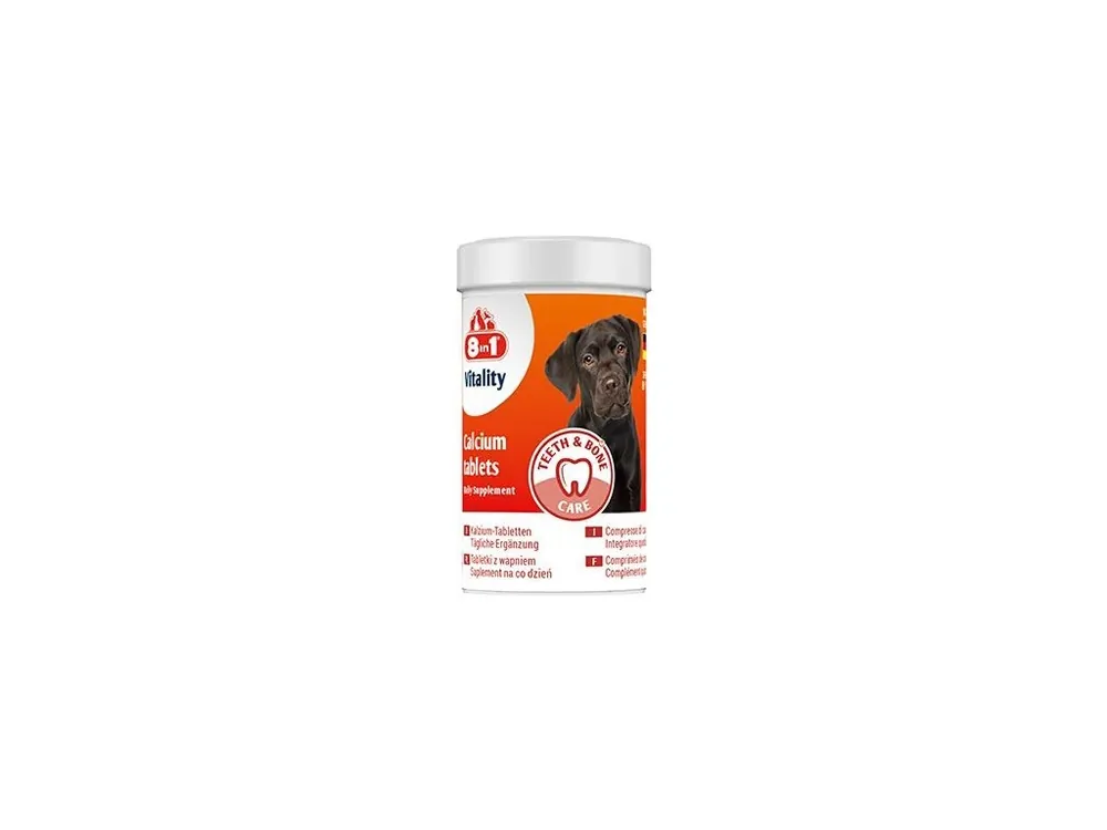 Vitality Calcium 8in1 for All Dogs 155tbl Rychlé Dodání