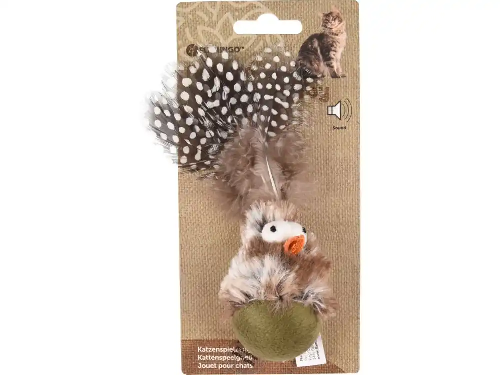 Autentický Flamingo Natura Delight Elektronická hračka pro kočky 11cm