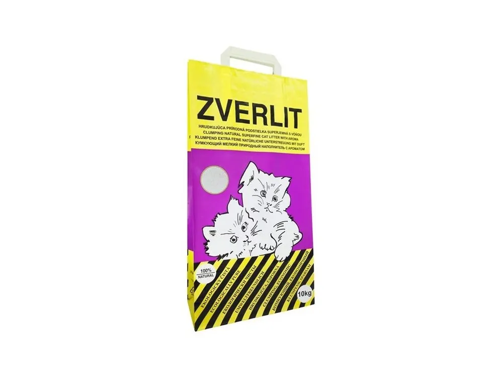 Stelivo Cat Zverlit superjemný s vůní - tmavofialový 10 kg Nejlepší Cena