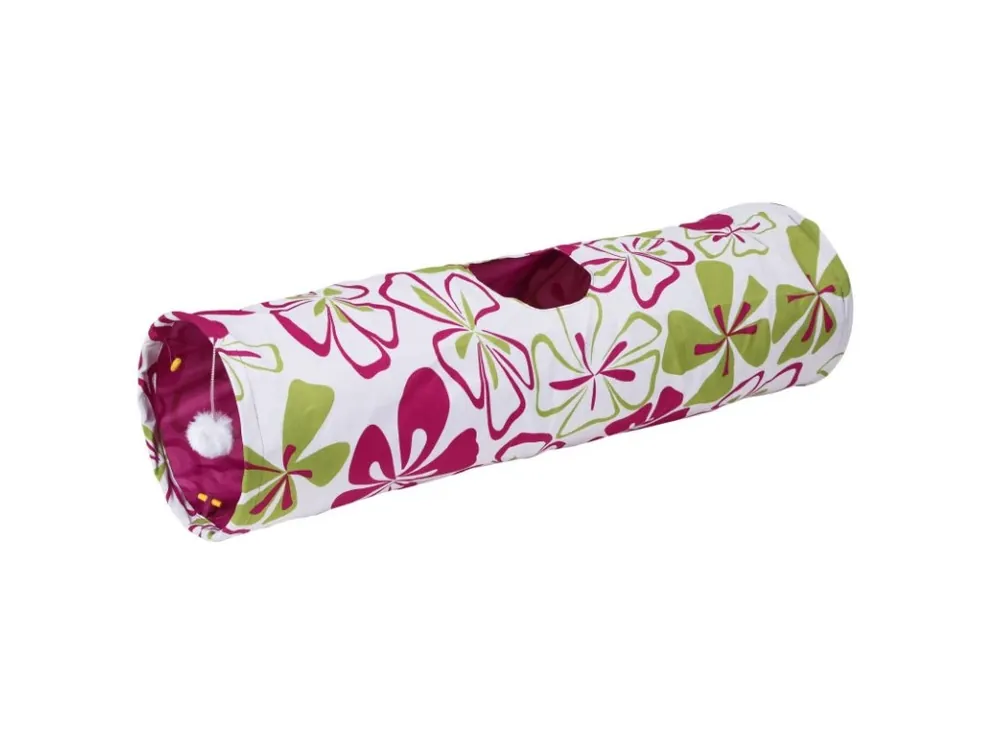 Přímo Od Výrobce Tunel pro kočky Flower, kočičí skrýš 25 x 90 cm